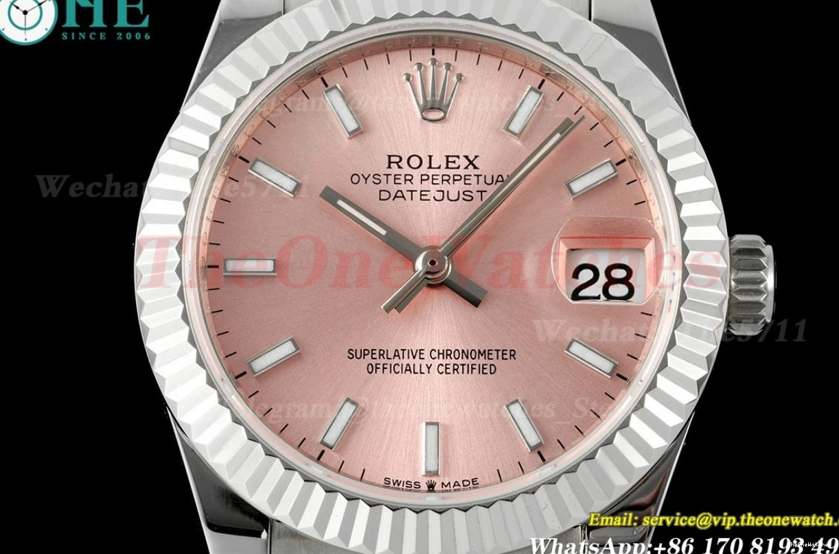 31mm Datejust Dial GMF SS A2824 Pink 278274 SS Oys 0404